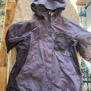 Purple Hooded Jacket